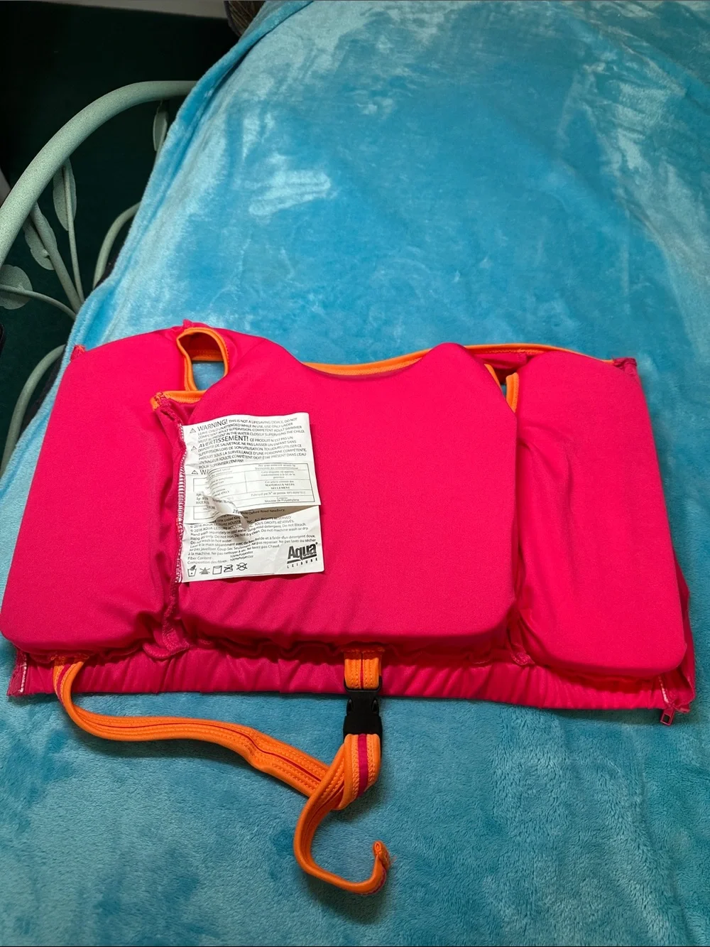 SwimSchool Pink Floral Kids Swim Vest